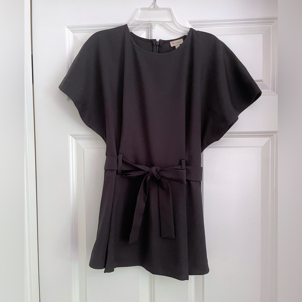 Daniel Cremieux black tunic top, size small, NWOT
